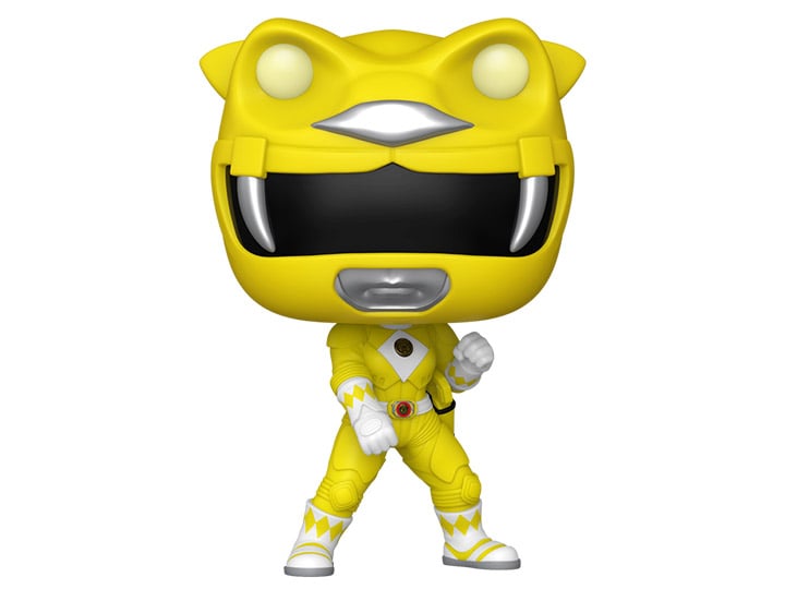 Mighty Morphin Power Rangers: The Movie Pop! Movies #1781 Yellow Ranger (Glow-in-the-Dark) Gallery Image 1