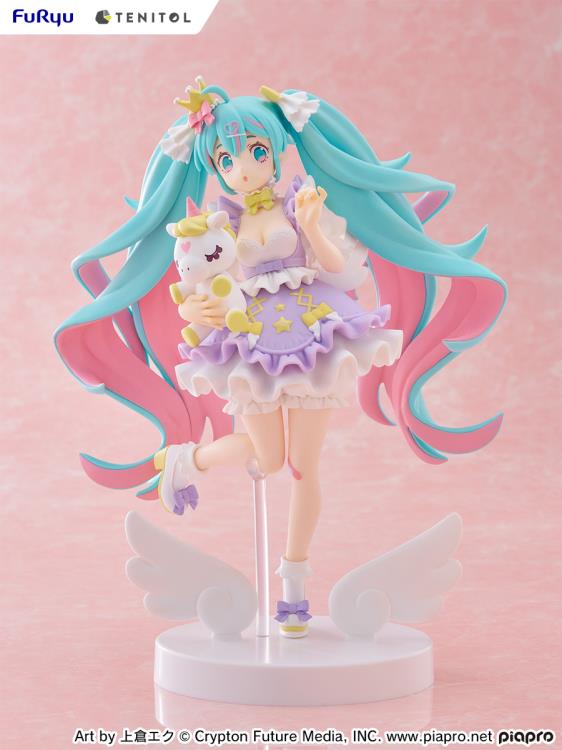 Vocaloid Tenitol Hatsune Miku (Yumekawa Princess Lavender Ver.) Figure