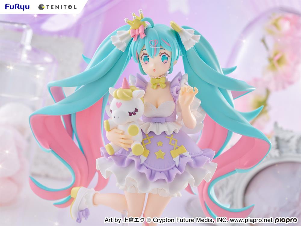 Vocaloid Tenitol Hatsune Miku (Yumekawa Princess Lavender Ver.) Figure Gallery Image 6