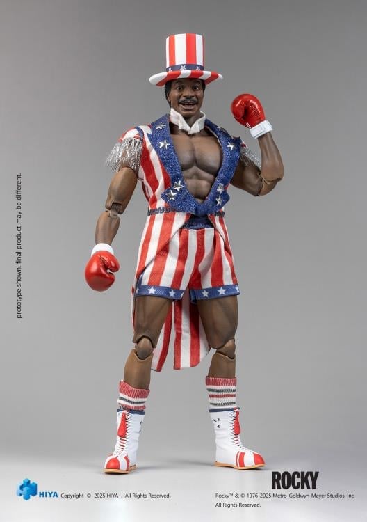 Rocky Exquisite Super Series Apollo Creed 1/12 Scale PX Previews