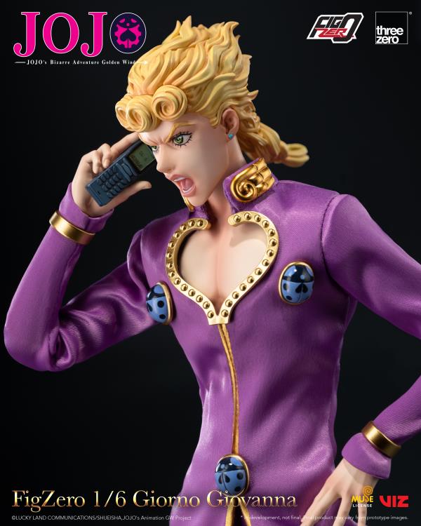 JoJo's Bizarre Adventure: Golden Wind FigZero Giorno Giovanna 1/6 Scale Action Figure Gallery Image 10