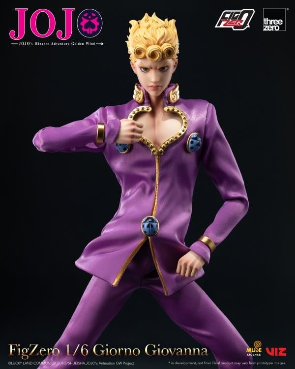 JoJo's Bizarre Adventure: Golden Wind FigZero Giorno Giovanna 1/6 Scale Action Figure Gallery Image 9
