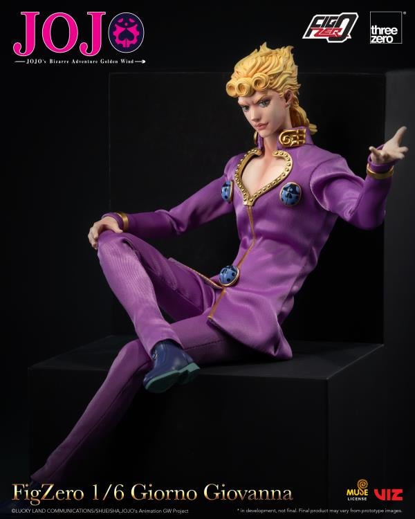 JoJo's Bizarre Adventure: Golden Wind FigZero Giorno Giovanna 1/6 Scale Action Figure Gallery Image 8