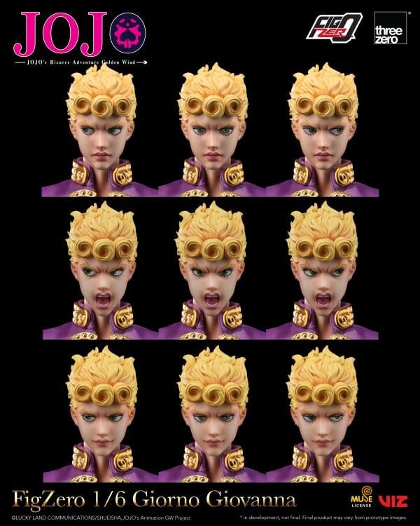 JoJo's Bizarre Adventure: Golden Wind FigZero Giorno Giovanna 1/6 Scale Action Figure Gallery Image 17