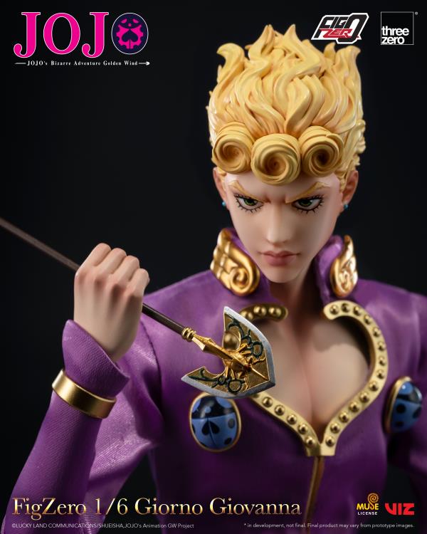 JoJo's Bizarre Adventure: Golden Wind FigZero Giorno Giovanna 1/6 Scale Action Figure Gallery Image 13