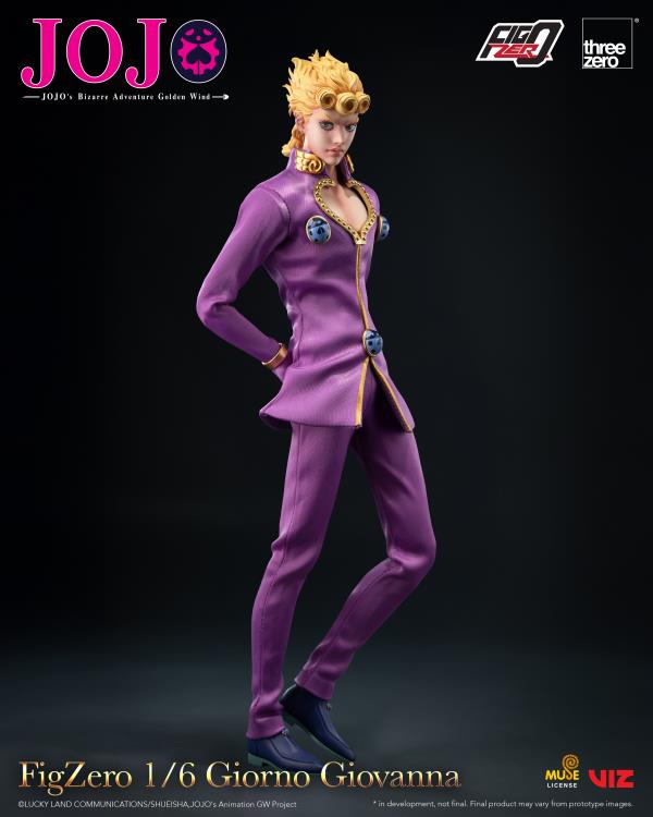 JoJo's Bizarre Adventure: Golden Wind FigZero Giorno Giovanna 1/6 Scale Action Figure Gallery Image 5