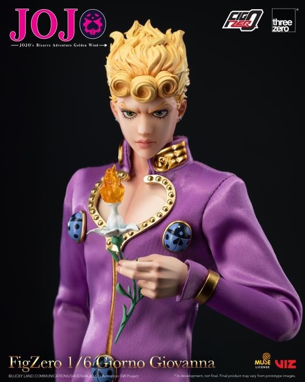 JoJo's Bizarre Adventure: Golden Wind FigZero Giorno Giovanna 1/6 Scale Action Figure Gallery Image 12