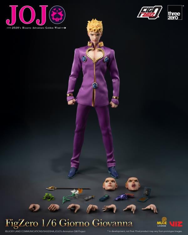 JoJo's Bizarre Adventure: Golden Wind FigZero Giorno Giovanna 1/6 Scale Action Figure Gallery Image 16