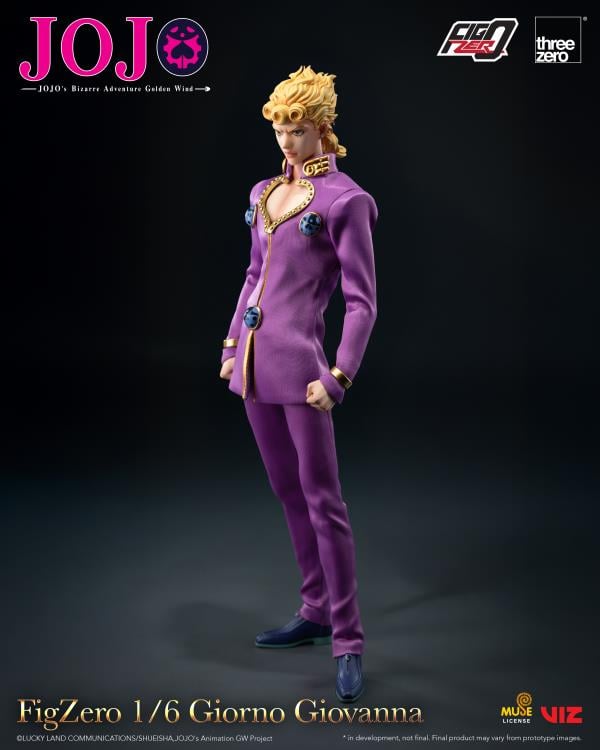 JoJo's Bizarre Adventure: Golden Wind FigZero Giorno Giovanna 1/6 Scale Action Figure Gallery Image 4