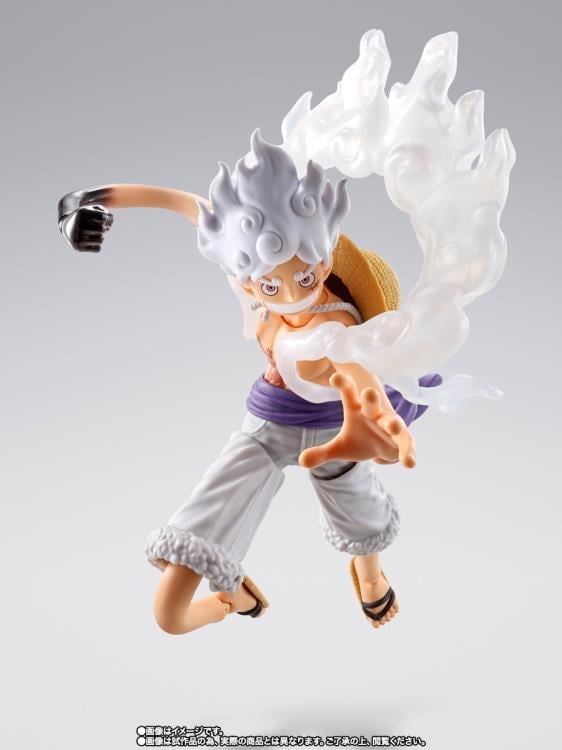 One Piece S.H.Figuarts Monkey D. Luffy (Gear 5 Future Island Egghead) Action Figure Gallery Image 6