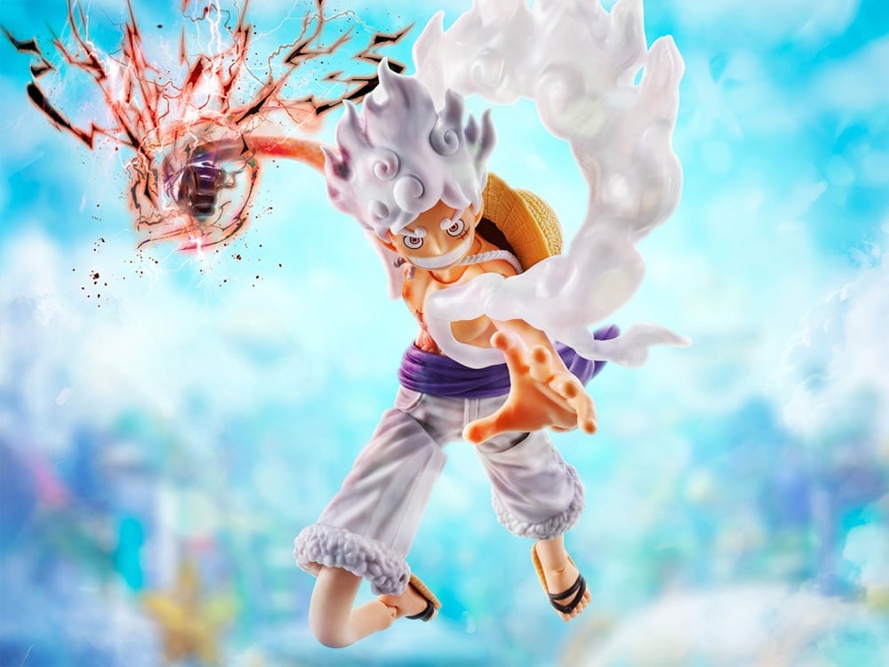 One Piece S.H.Figuarts Monkey D. Luffy (Gear 5 Future Island Egghead) Action Figure Gallery Image 1