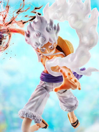 One Piece S.H.Figuarts Monkey D. Luffy (Gear 5 Future Island Egghead) Action Figure Gallery Image 2