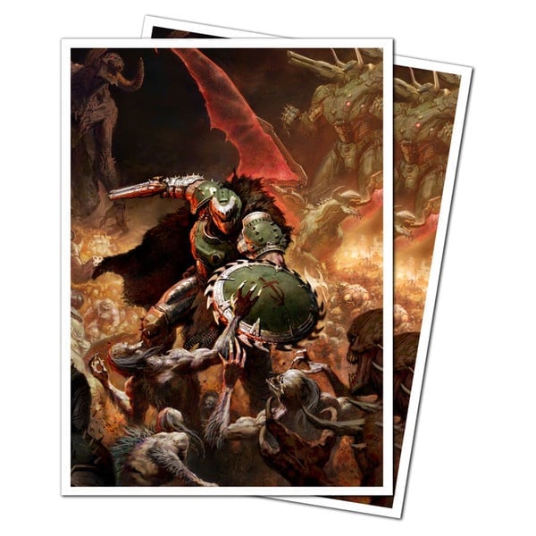 Doom: The Dark Ages Apex Deck Protector Onslaught Box of 105 Card Sleeves Gallery Image 3