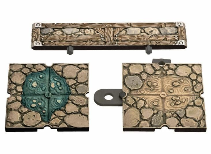 Dungeons & Lasers: Dwarven Mine Half-Height Walls Miniatures Set Gallery Image 15