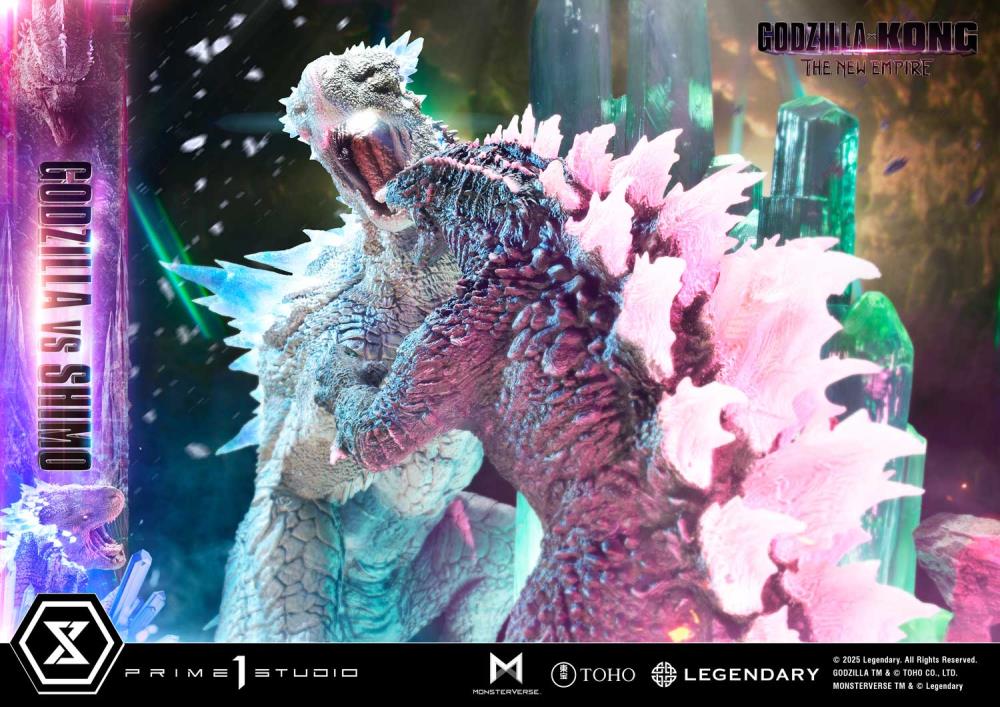 Godzilla x Kong: The New Empire Ultimate Diorama Masterline Godzilla vs. Shimo Statue Gallery Image 55