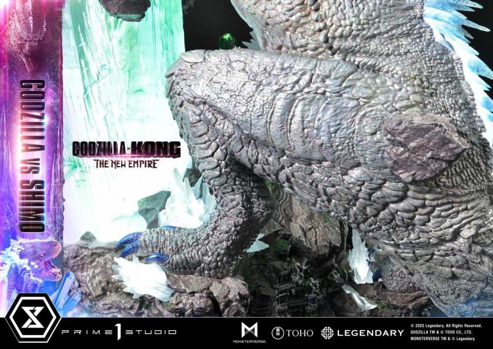 Godzilla x Kong: The New Empire Ultimate Diorama Masterline Godzilla vs. Shimo Statue Gallery Image 11