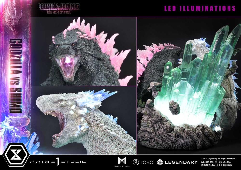 Godzilla x Kong: The New Empire Ultimate Diorama Masterline Godzilla vs. Shimo Statue Gallery Image 77