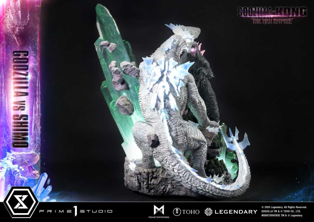 Godzilla x Kong: The New Empire Ultimate Diorama Masterline Godzilla vs. Shimo Statue Gallery Image 6