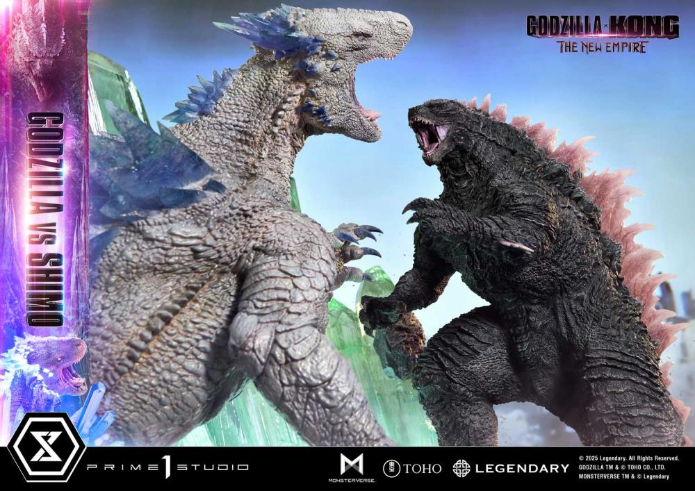 Godzilla x Kong: The New Empire Ultimate Diorama Masterline Godzilla vs. Shimo Statue Gallery Image 67