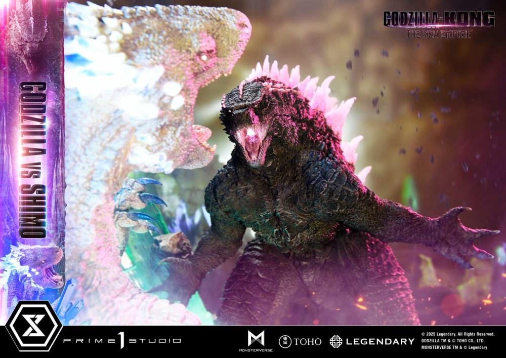 Godzilla x Kong: The New Empire Ultimate Diorama Masterline Godzilla vs. Shimo Statue Gallery Image 63
