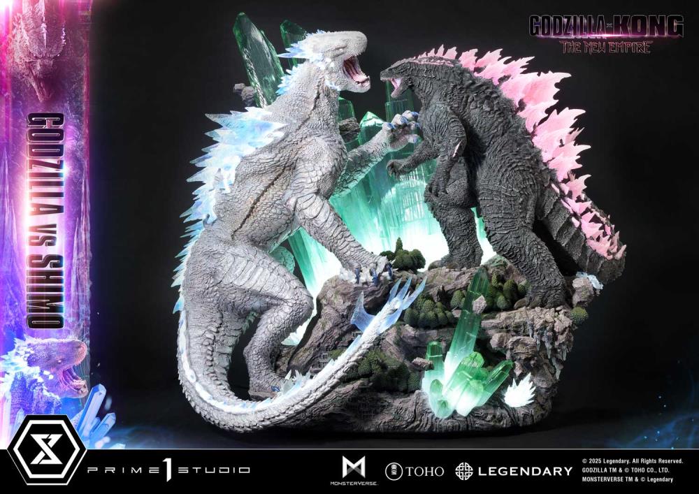 Godzilla x Kong: The New Empire Ultimate Diorama Masterline Godzilla vs. Shimo Statue Gallery Image 3