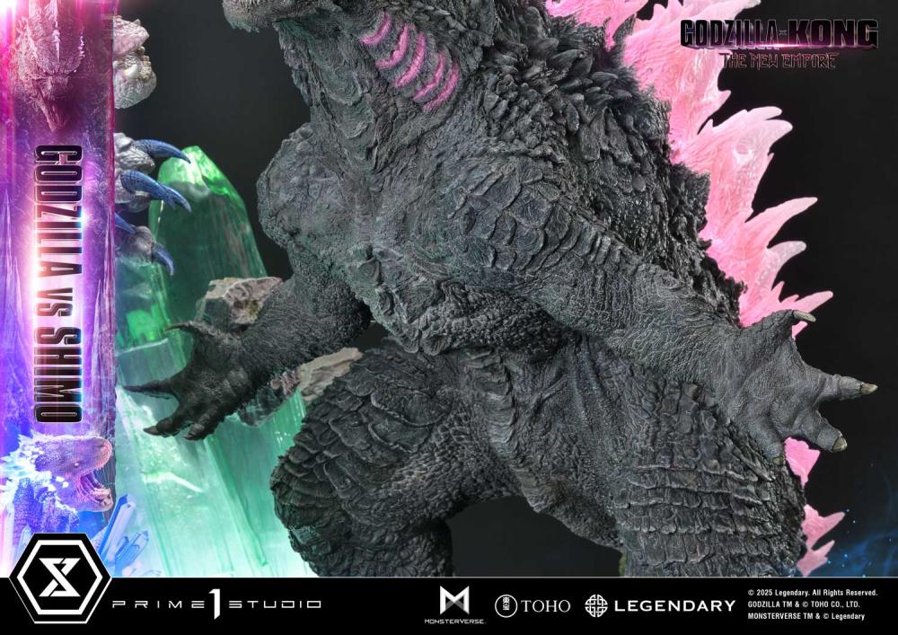 Godzilla x Kong: The New Empire Ultimate Diorama Masterline Godzilla vs. Shimo Statue Gallery Image 13