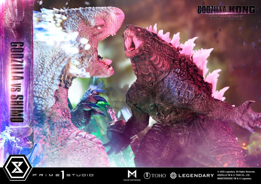 Godzilla x Kong: The New Empire Ultimate Diorama Masterline Godzilla vs. Shimo Statue Gallery Image 62