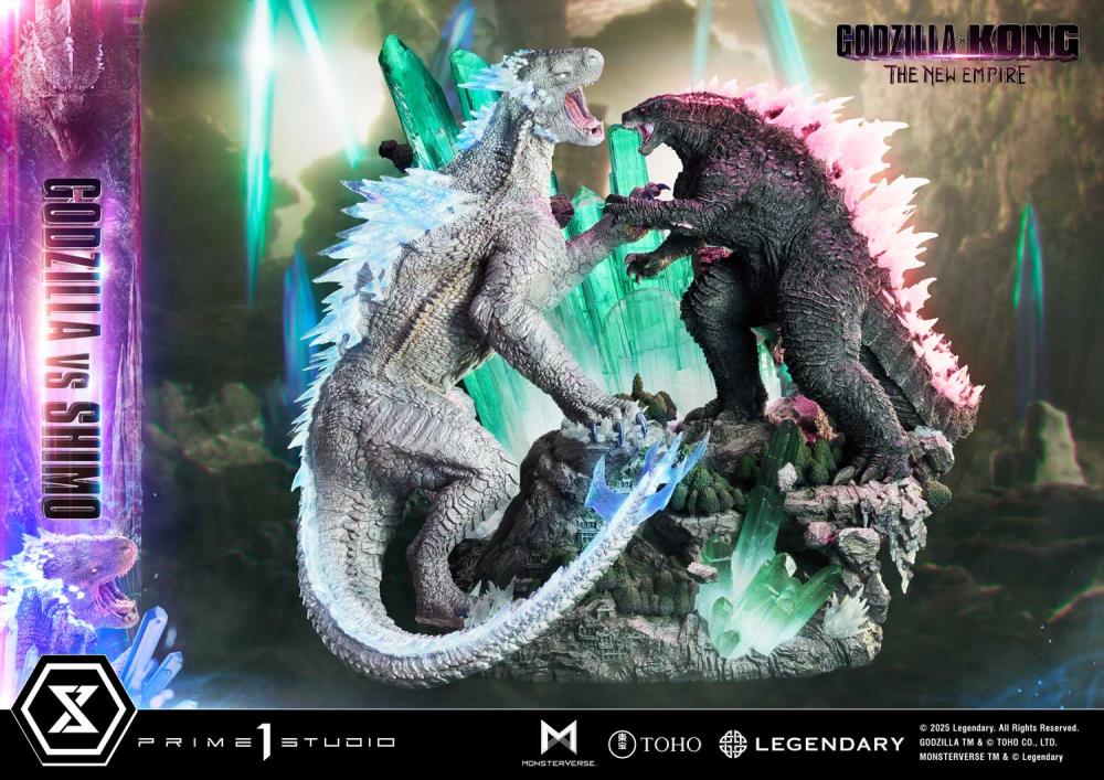 Godzilla x Kong: The New Empire Ultimate Diorama Masterline Godzilla vs. Shimo Statue Gallery Image 53