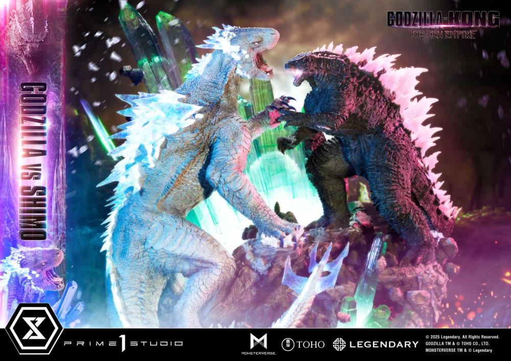 Godzilla x Kong: The New Empire Ultimate Diorama Masterline Godzilla vs. Shimo Statue Gallery Image 52