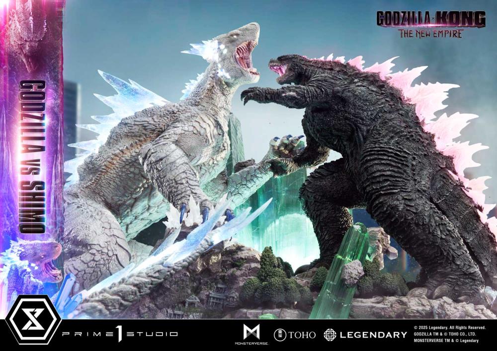 Godzilla x Kong: The New Empire Ultimate Diorama Masterline Godzilla vs. Shimo Statue Gallery Image 45
