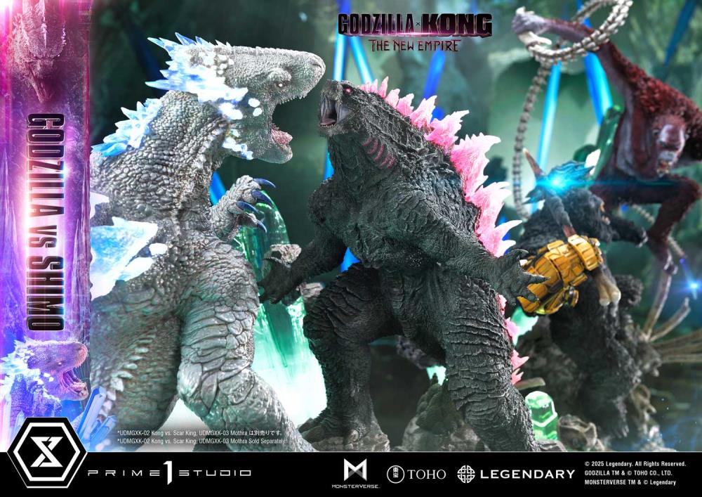 Godzilla x Kong: The New Empire Ultimate Diorama Masterline Godzilla vs. Shimo Statue Gallery Image 14
