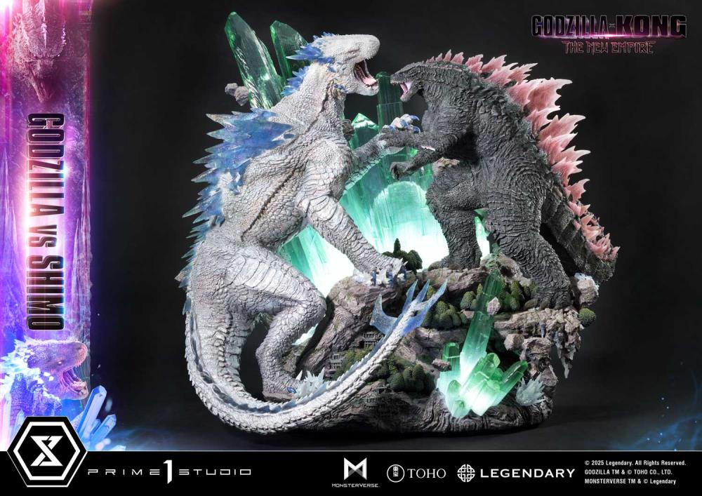 Godzilla x Kong: The New Empire Ultimate Diorama Masterline Godzilla vs. Shimo Statue Gallery Image 5