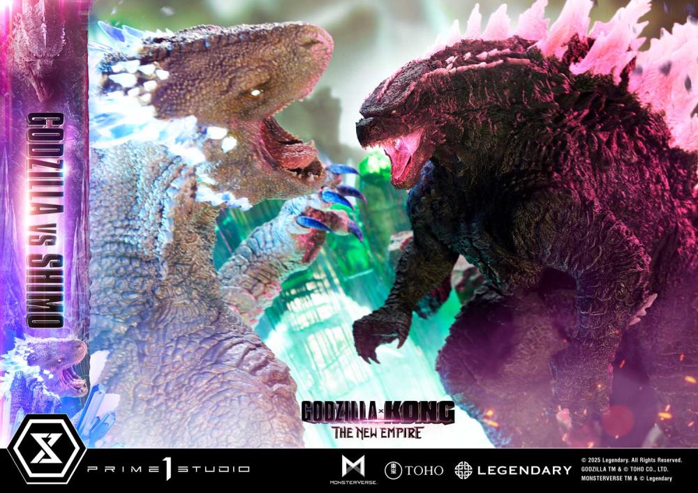 Godzilla x Kong: The New Empire Ultimate Diorama Masterline Godzilla vs. Shimo Statue Gallery Image 64