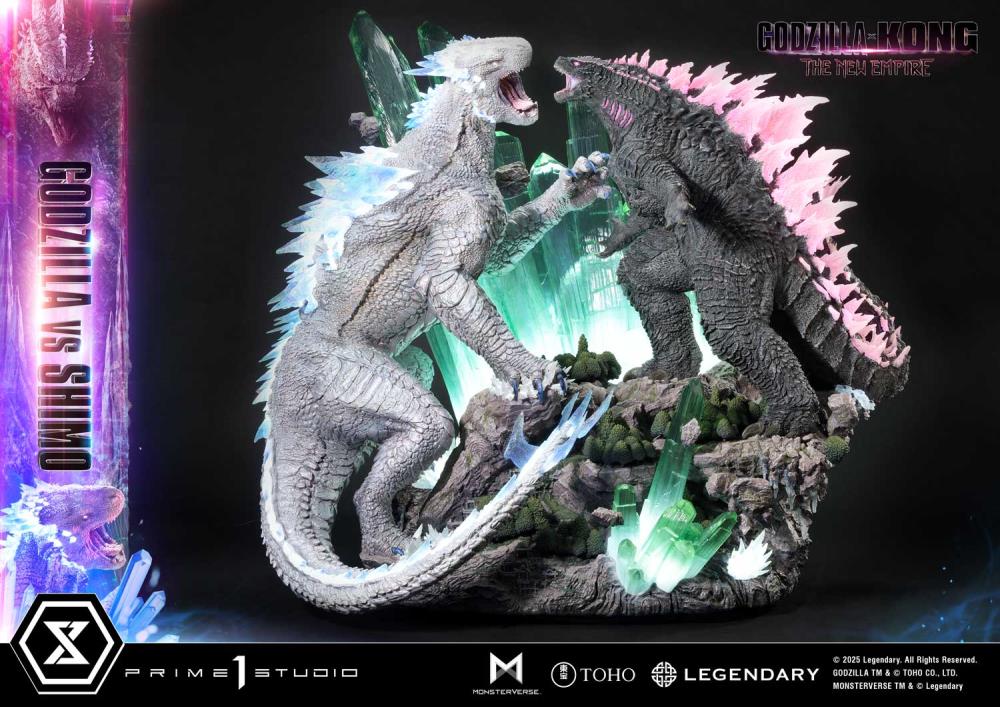 Godzilla x Kong: The New Empire Ultimate Diorama Masterline Godzilla vs. Shimo Statue Gallery Image 9