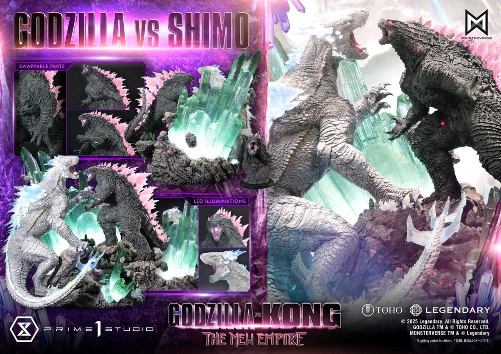 Godzilla x Kong: The New Empire Ultimate Diorama Masterline Godzilla vs. Shimo Statue Gallery Image 79