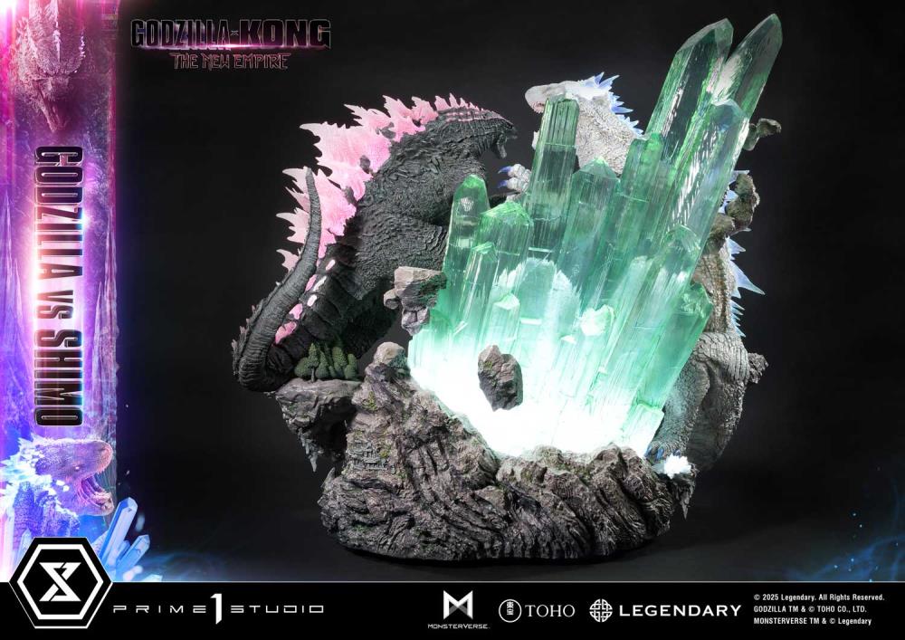 Godzilla x Kong: The New Empire Ultimate Diorama Masterline Godzilla vs. Shimo Statue Gallery Image 7