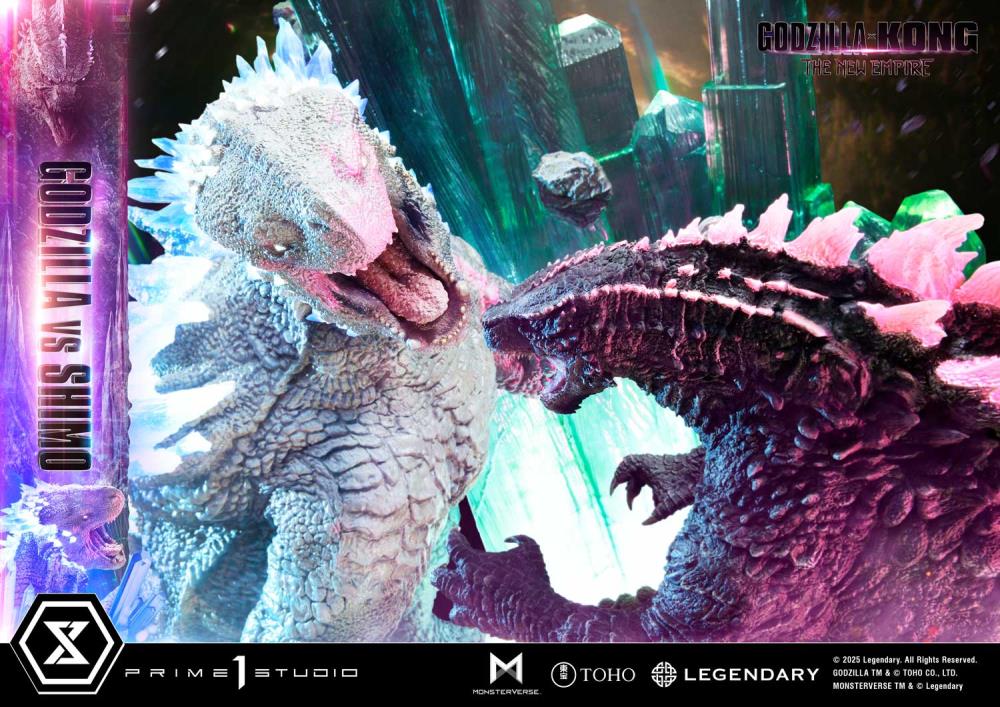 Godzilla x Kong: The New Empire Ultimate Diorama Masterline Godzilla vs. Shimo (Bonus Ver.) Statue Gallery Image 17