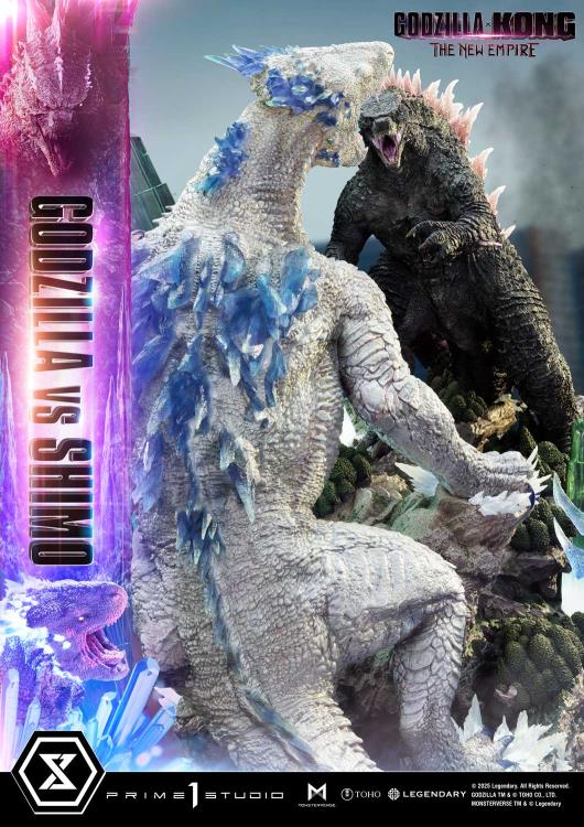 Godzilla x Kong: The New Empire Ultimate Diorama Masterline Godzilla vs. Shimo (Bonus Ver.) Statue Gallery Image 49