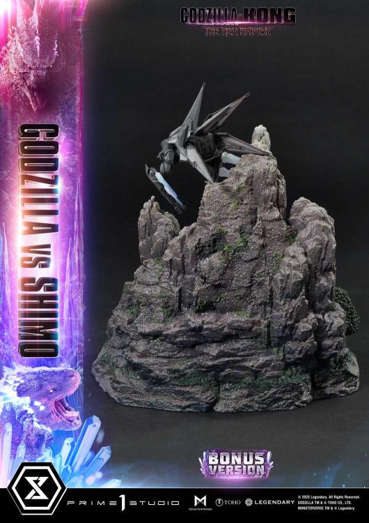 Godzilla x Kong: The New Empire Ultimate Diorama Masterline Godzilla vs. Shimo (Bonus Ver.) Statue Gallery Image 9