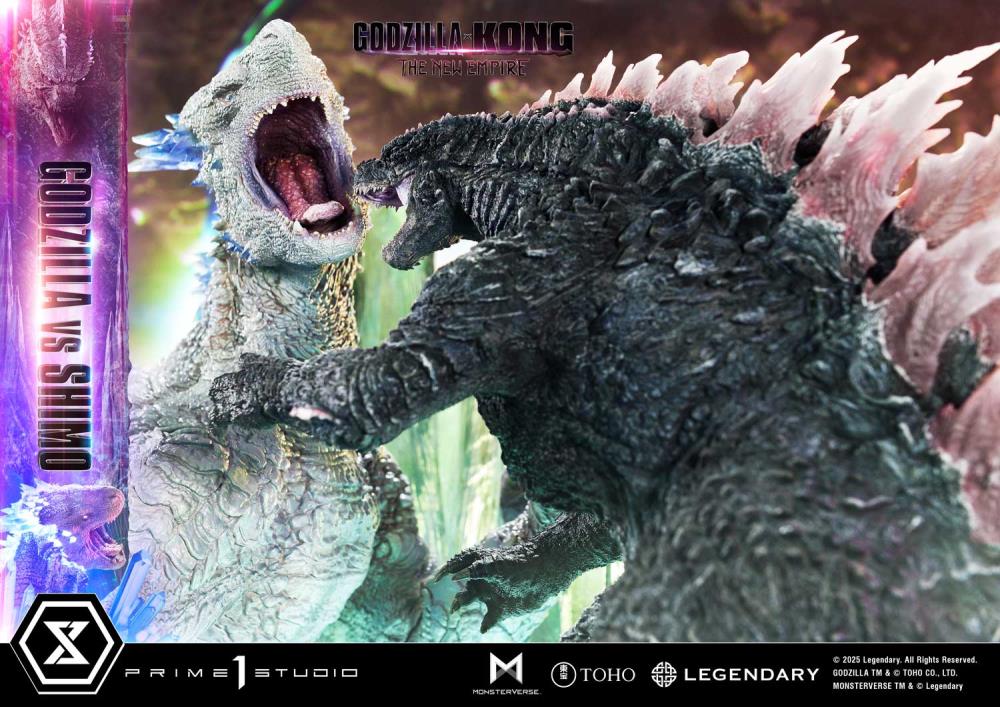 Godzilla x Kong: The New Empire Ultimate Diorama Masterline Godzilla vs. Shimo (Bonus Ver.) Statue Gallery Image 40