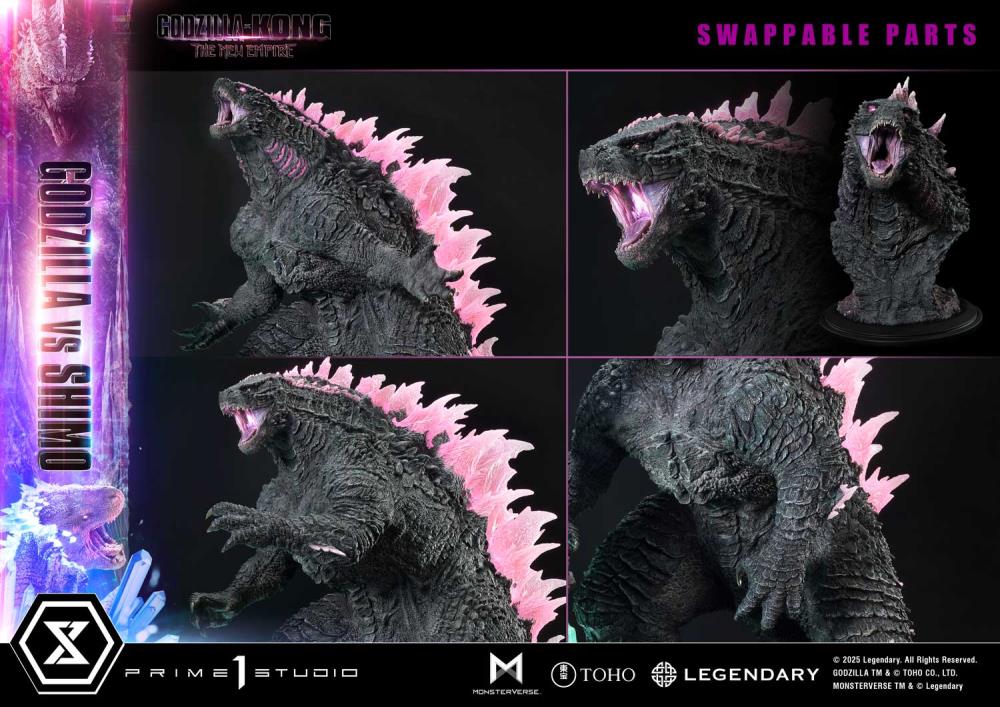 Godzilla x Kong: The New Empire Ultimate Diorama Masterline Godzilla vs. Shimo (Bonus Ver.) Statue Gallery Image 68