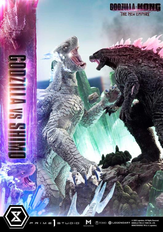 Godzilla x Kong: The New Empire Ultimate Diorama Masterline Godzilla vs. Shimo (Bonus Ver.) Statue Gallery Image 52