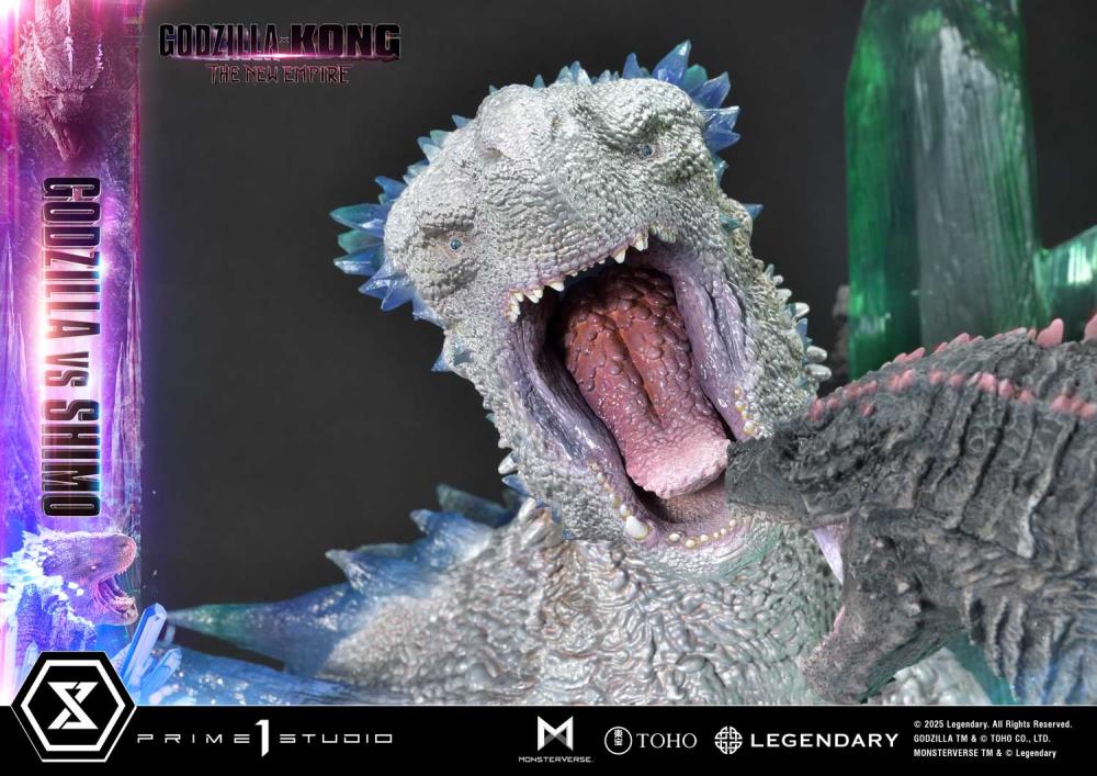 Godzilla x Kong: The New Empire Ultimate Diorama Masterline Godzilla vs. Shimo (Bonus Ver.) Statue Gallery Image 78