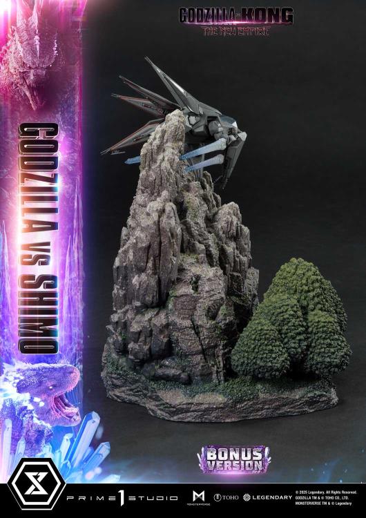 Godzilla x Kong: The New Empire Ultimate Diorama Masterline Godzilla vs. Shimo (Bonus Ver.) Statue Gallery Image 10