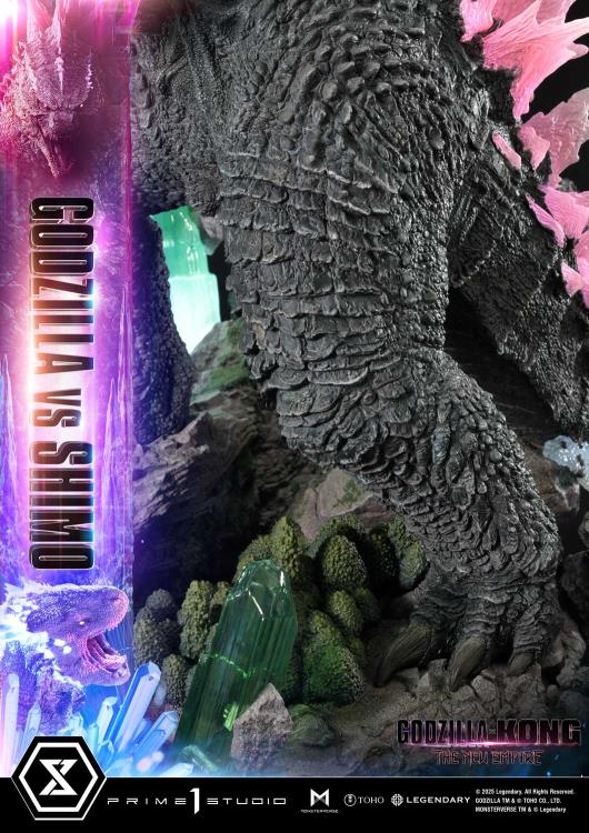 Godzilla x Kong: The New Empire Ultimate Diorama Masterline Godzilla vs. Shimo (Bonus Ver.) Statue Gallery Image 88