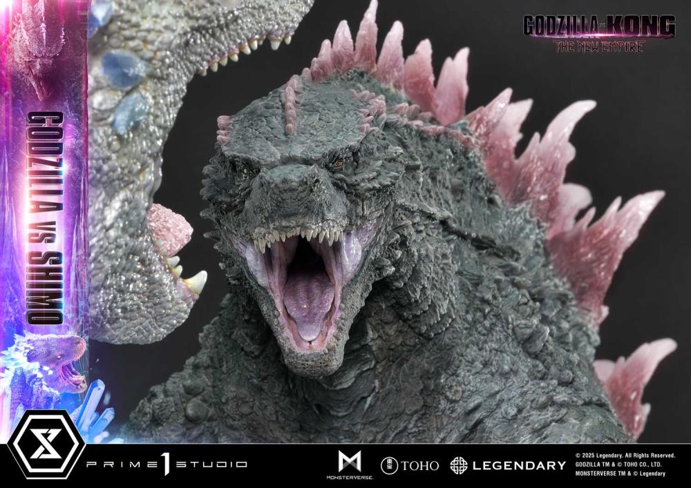 Godzilla x Kong: The New Empire Ultimate Diorama Masterline Godzilla vs. Shimo (Bonus Ver.) Statue Gallery Image 70