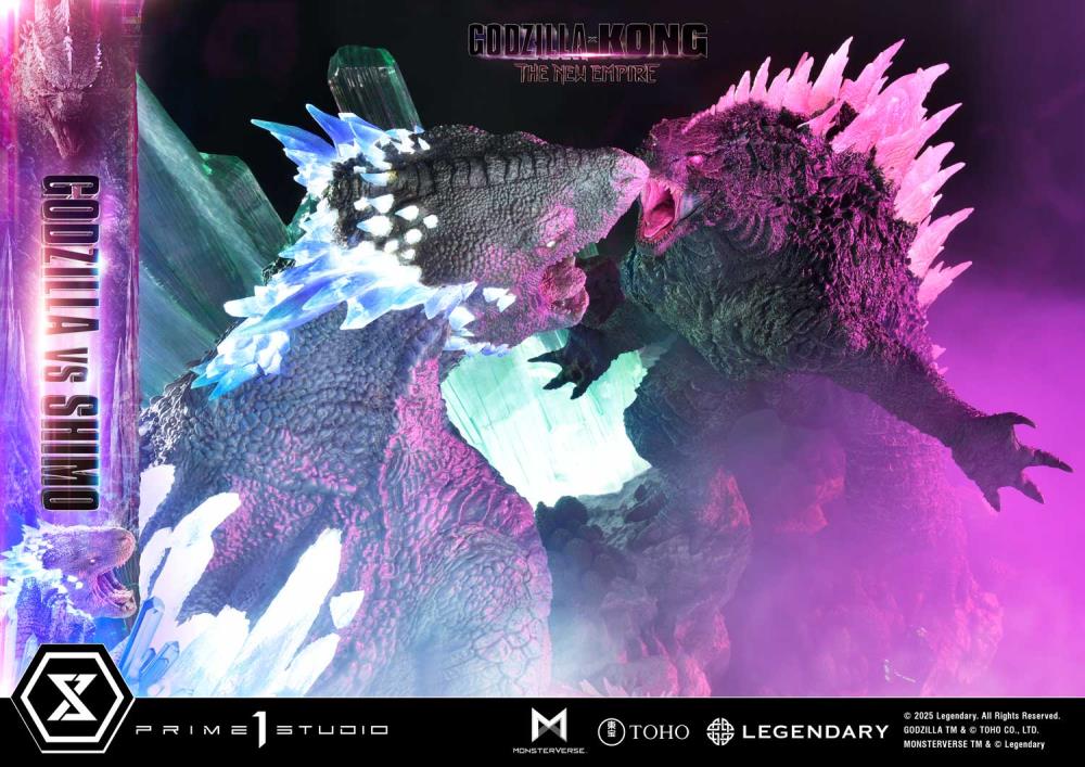 Godzilla x Kong: The New Empire Ultimate Diorama Masterline Godzilla vs. Shimo (Bonus Ver.) Statue Gallery Image 34