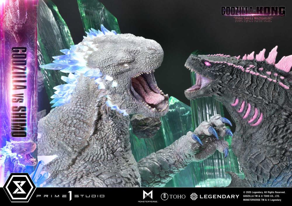 Godzilla x Kong: The New Empire Ultimate Diorama Masterline Godzilla vs. Shimo (Bonus Ver.) Statue Gallery Image 82