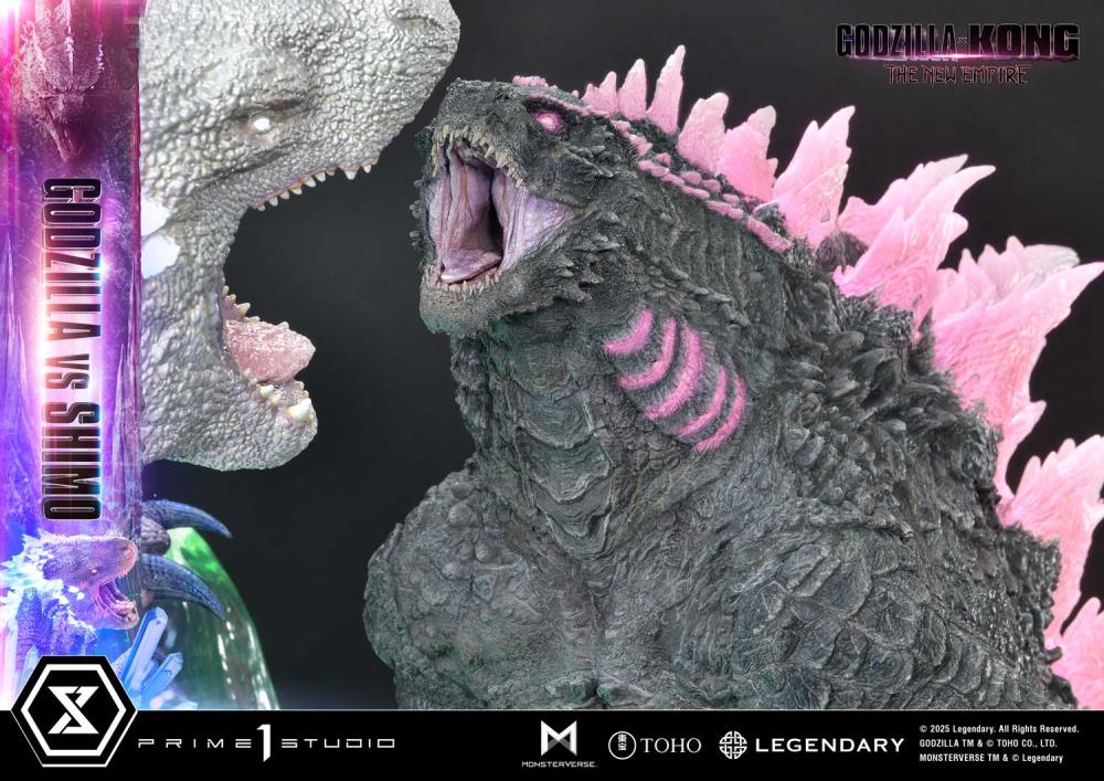 Godzilla x Kong: The New Empire Ultimate Diorama Masterline Godzilla vs. Shimo (Bonus Ver.) Statue Gallery Image 71