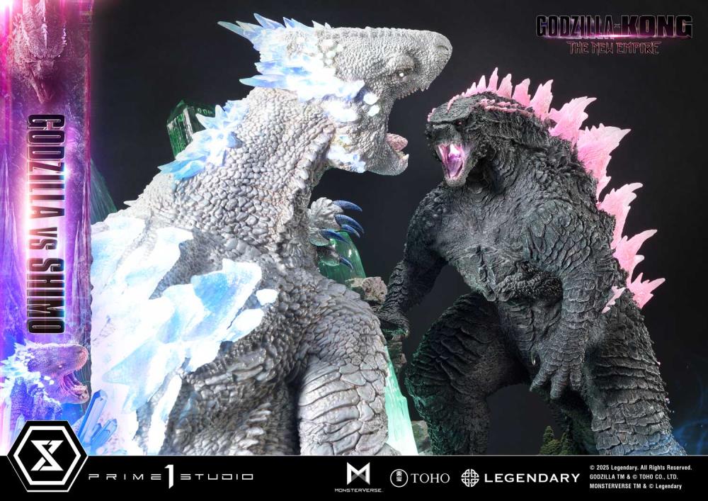 Godzilla x Kong: The New Empire Ultimate Diorama Masterline Godzilla vs. Shimo (Bonus Ver.) Statue Gallery Image 84